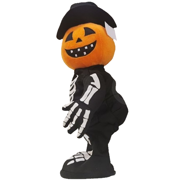 Halloween Figur 35 cm med Lyd, Lys & Bevægelse, Græskar