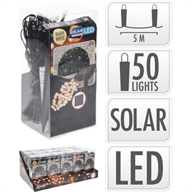 LED Solar lyskæde 50 LED