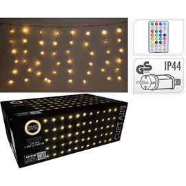 LED Gardinlys 300 x 60 cm 120 LED, Varm Hvid   