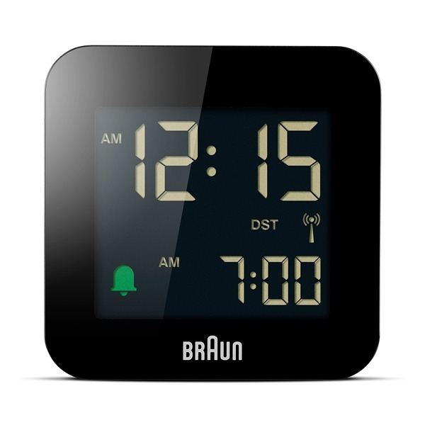 Braun Radio Vækkeur Sort